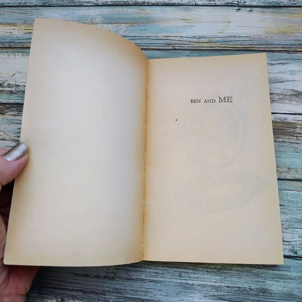 Ben and Me by Robert Lawson Vtg 1982 Dell Paperback 1st Edition 1st Print Illust